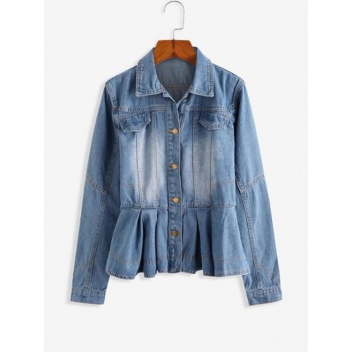 Skirted Denim Jacket