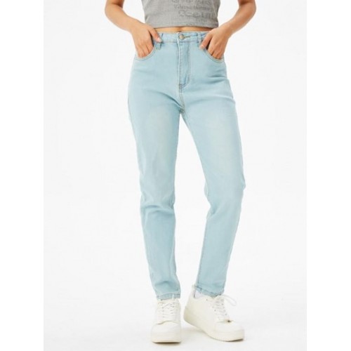 Light Wash Mid Rise Skinny Jeans