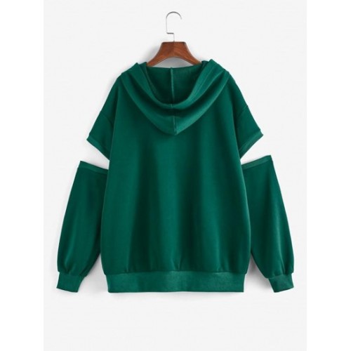 Cutout Oversized Hoodie