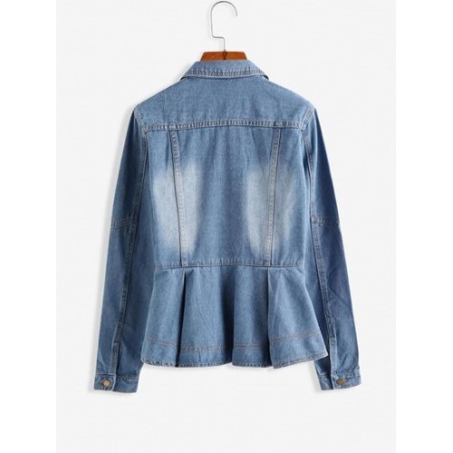 Skirted Denim Jacket