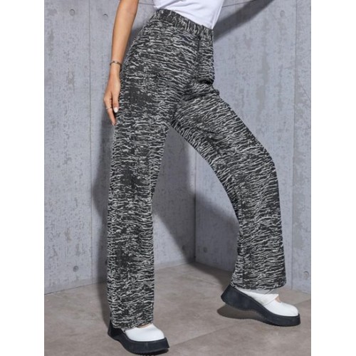 Embroidered High Rise Baggy Slouchy Jeans