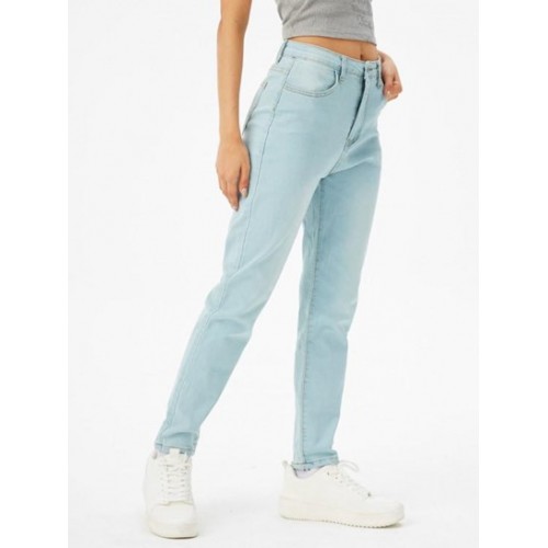 Light Wash Mid Rise Skinny Jeans