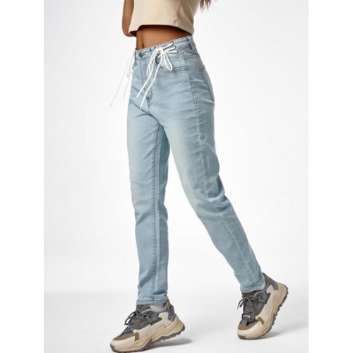 Lace Up Side Skinny Jeans