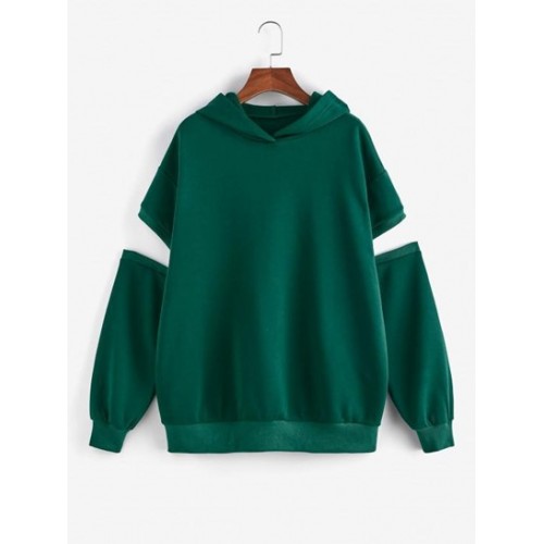 Cutout Oversized Hoodie