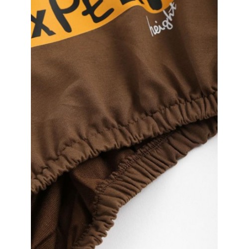 Halloween Skeleton Dinosaur Print Drop Shoulder Hoodie